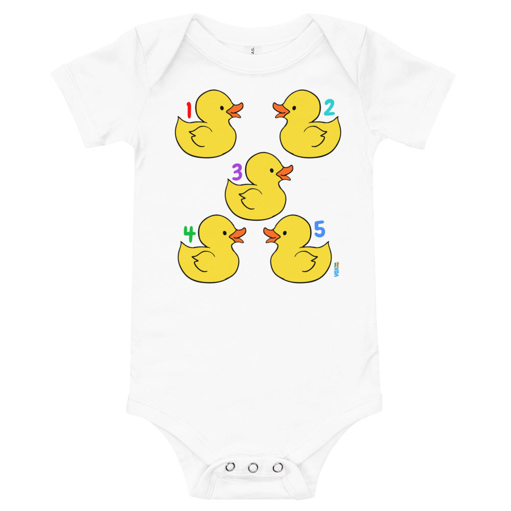 5 Little Ducks Short Sleeve One Piece | VoxKids®