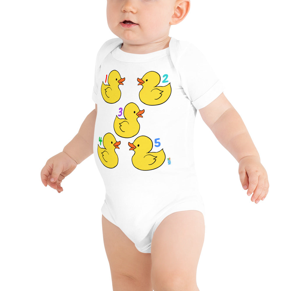 5 Little Ducks Short Sleeve One Piece | VoxKids®